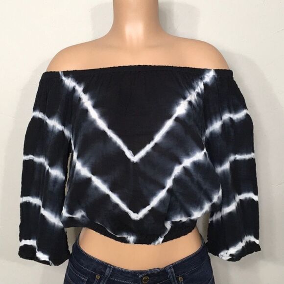 Michael Stars Tie Dye peasant top. New - Picture 2 of 8